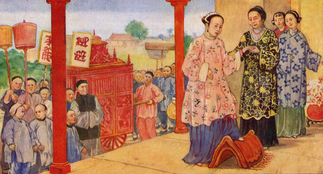 中国の結婚式、1941 作： 不明