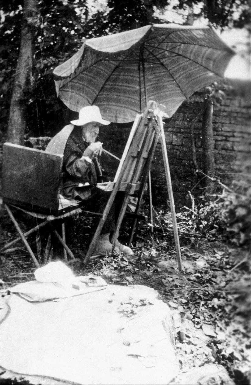 ピエールオーギュストルノワール（1841〜1919年）、両手で絵を描くc。 1916-17 作： 不明