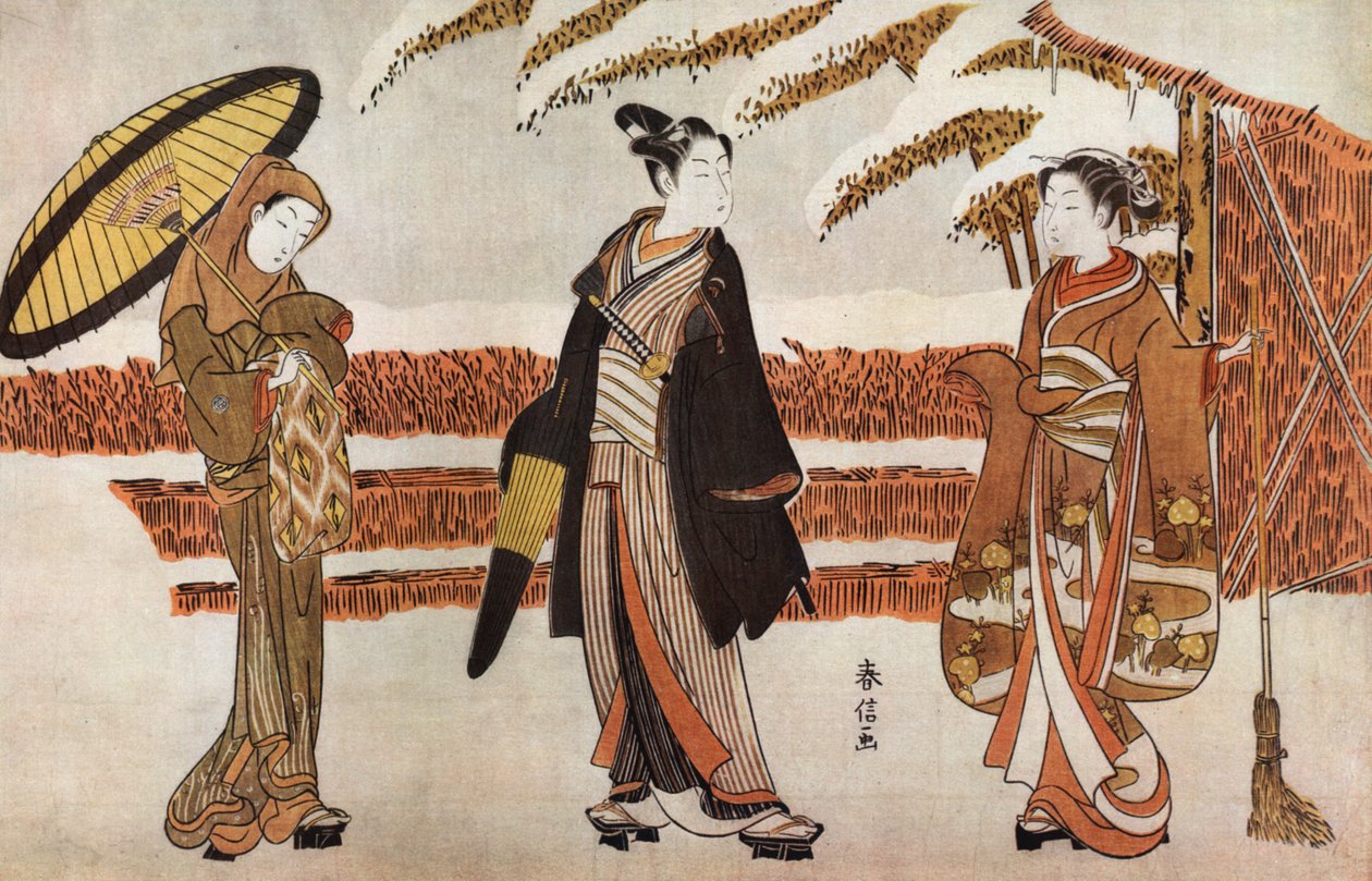日本人女性3人 作： 不明