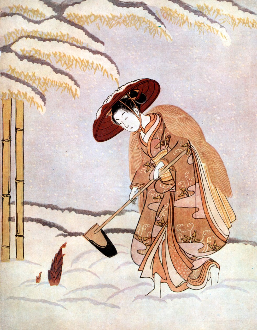 若い日本人女性 作： 不明