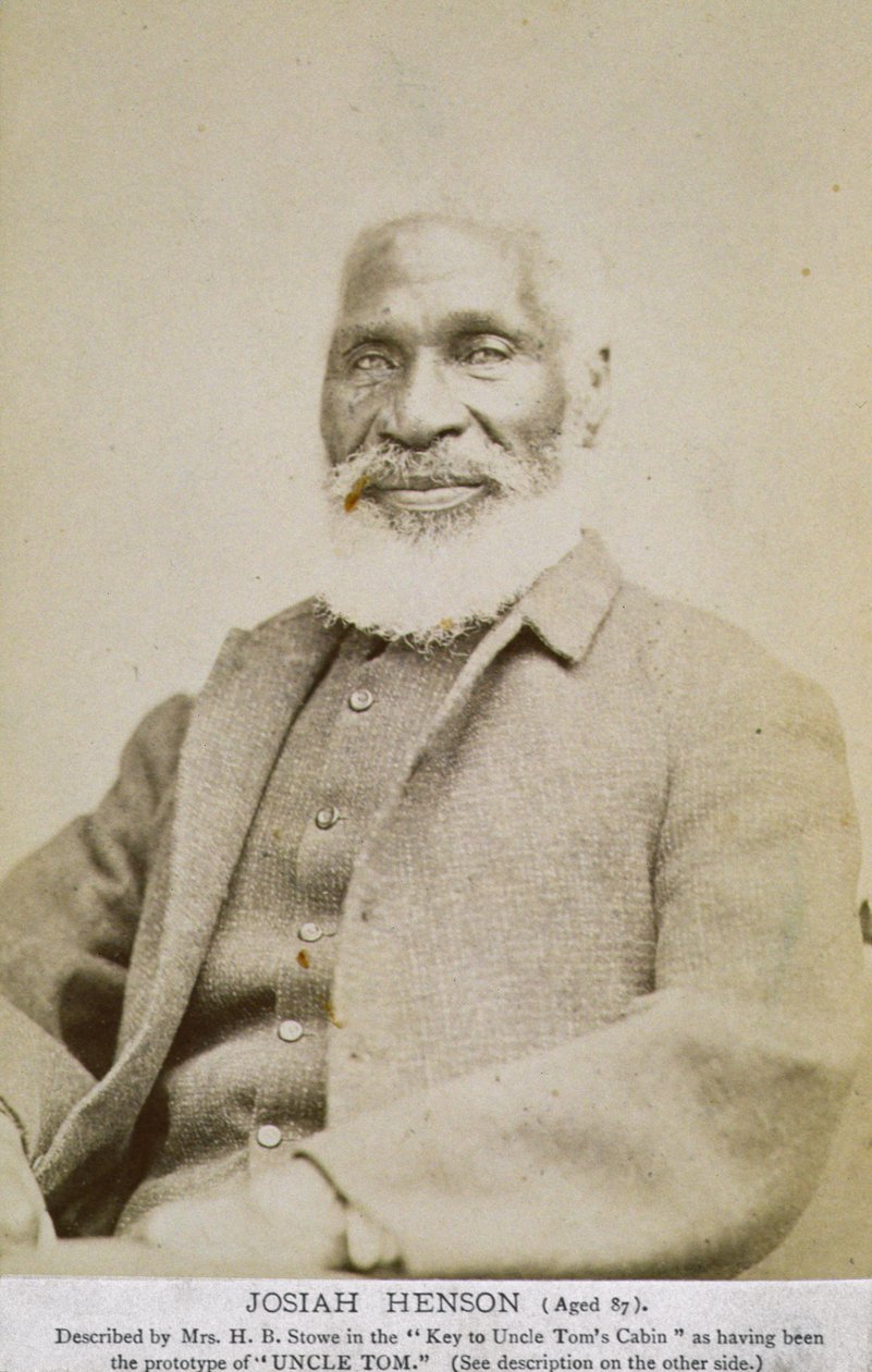 ジョサイア・ヘンソンの肖像（1789-1883）1876 作： アメリカの写真家