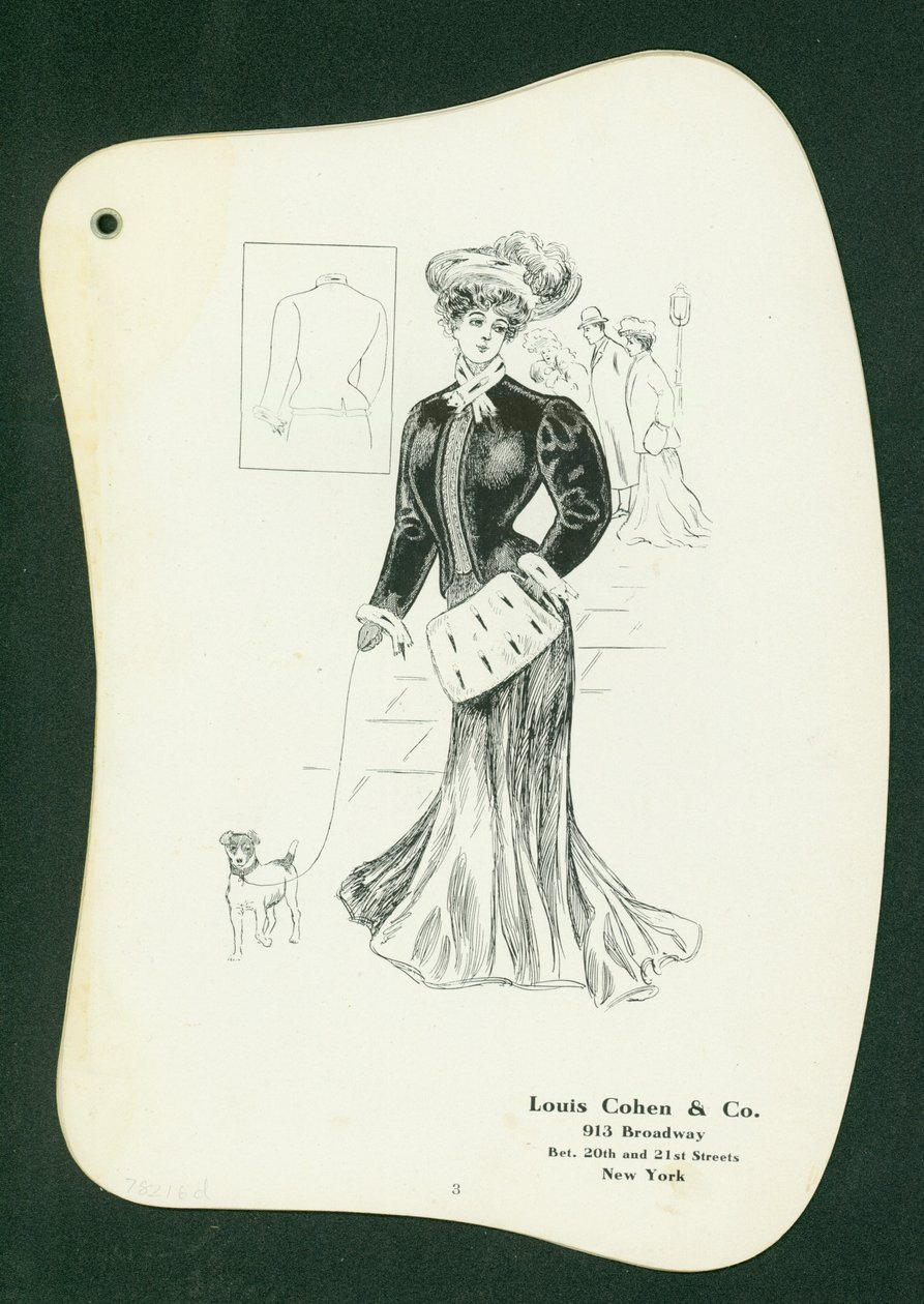 Louis Cohen＆Co. 913 Broadway [婦人服カタログイラスト]（線彫り） 作： アメリカの学校