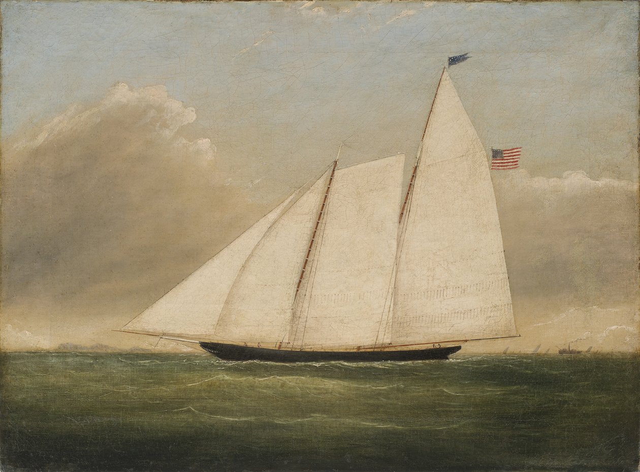 ヨットアメリカ、1851年 作： アメリカの学校