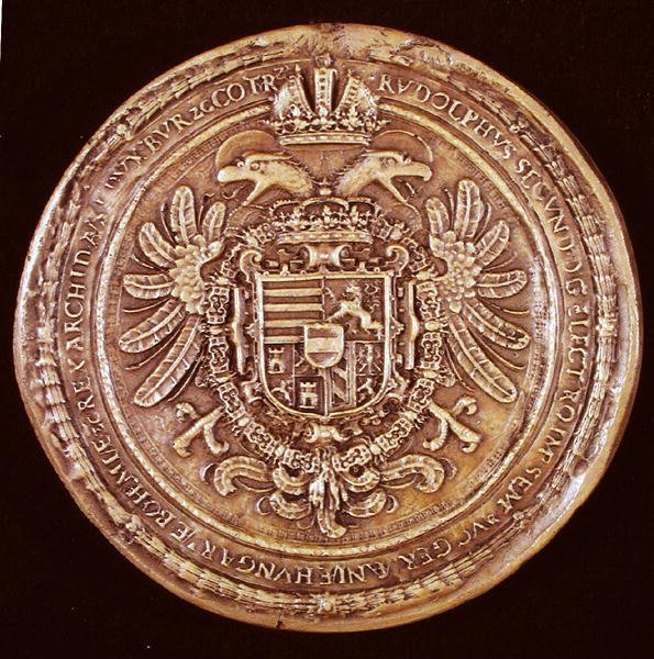 皇帝ルドルフ2世のシール（1552-1612）1603 作： オーストリア学派