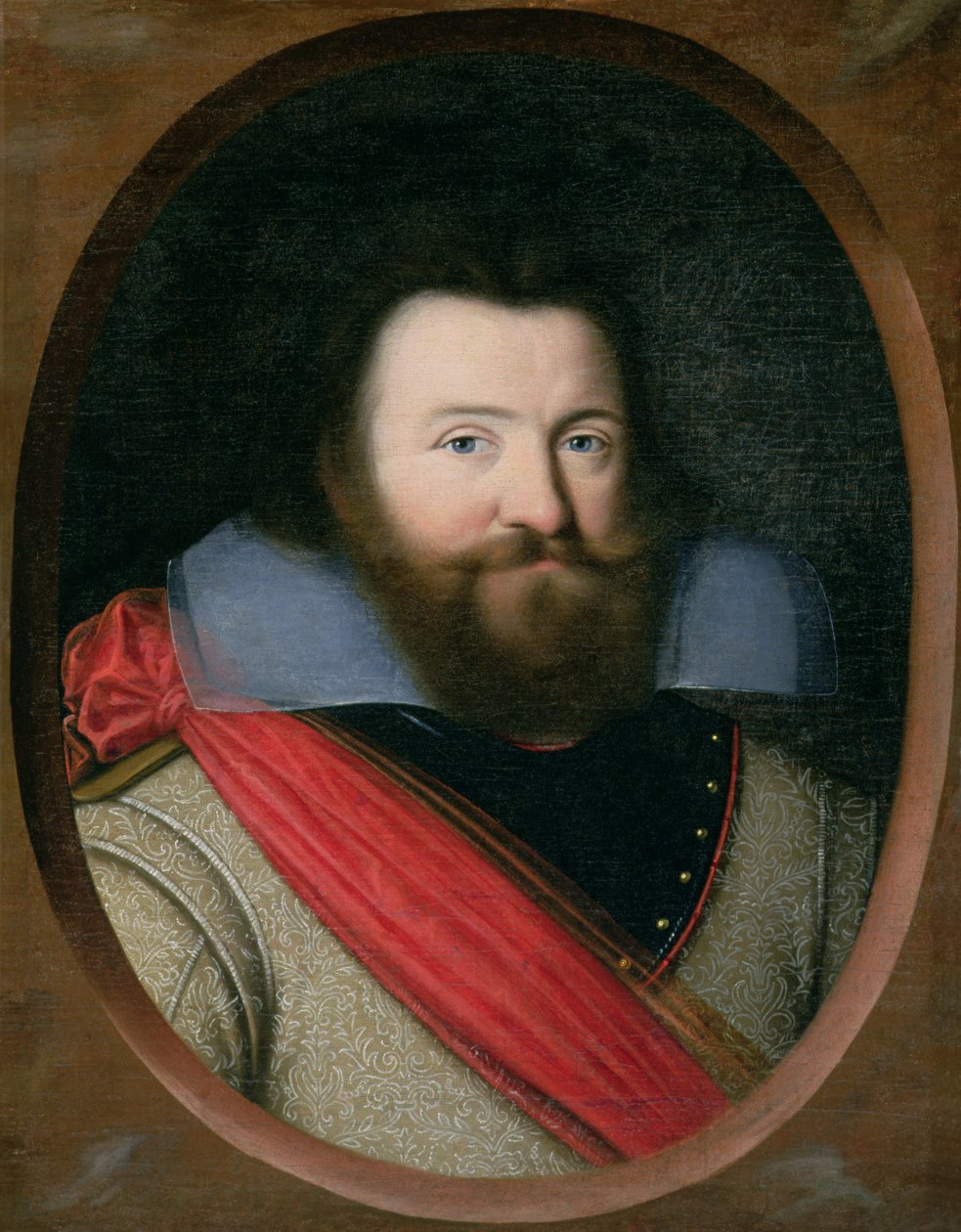 ジョン・スミス大尉（1580〜1631年）、初代バージニア州知事、1616年頃 作： 英語学校