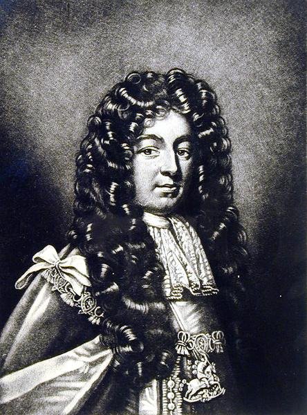 チャールズシーモア（1662-1748）サマセット公爵、イギリスの歴史に描かれた人物像のイラストからのイラスト、ロバートダンカートン（1744-c.1817）による彫刻（メゾチント） 作： 英語学校