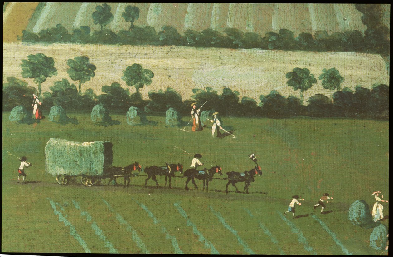 カントリーラウンドディクストンマナー、1725年（18102の詳細） 作： 英語学校