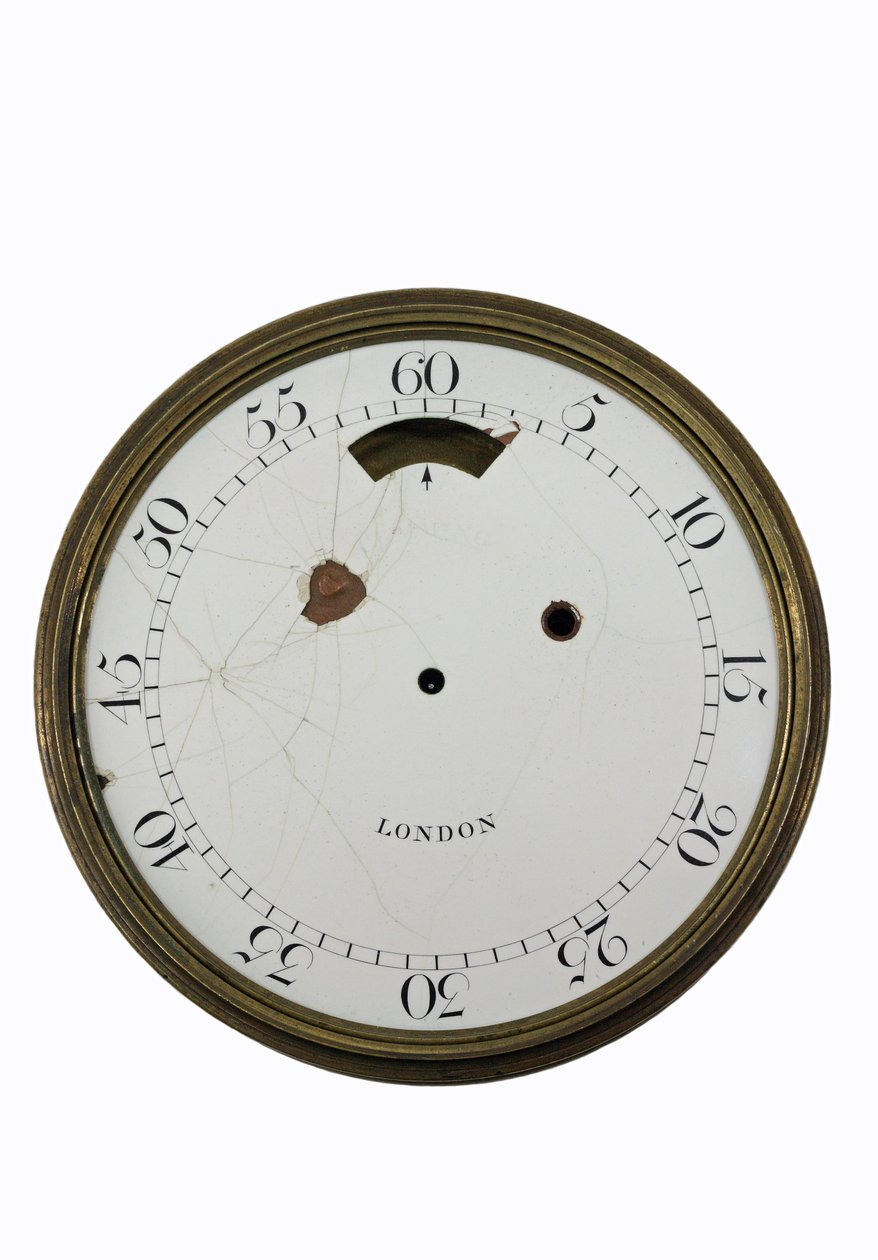 カミングスタイムキーパーのエナメルダイヤル、c.1767（金属） 作： 英語学校