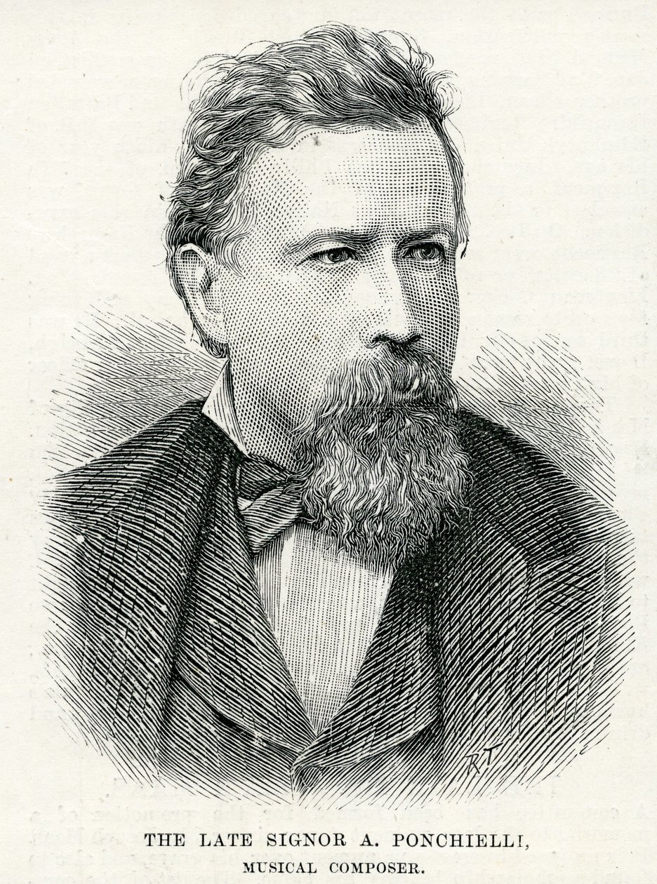 Amilcare Ponchielliの肖像、1886 作： 英語学校
