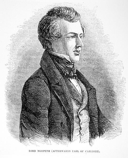 ジョージ・ハワード（1773-1848）の肖像モーペス子爵とカーライルの第6伯爵 作： 英語学校