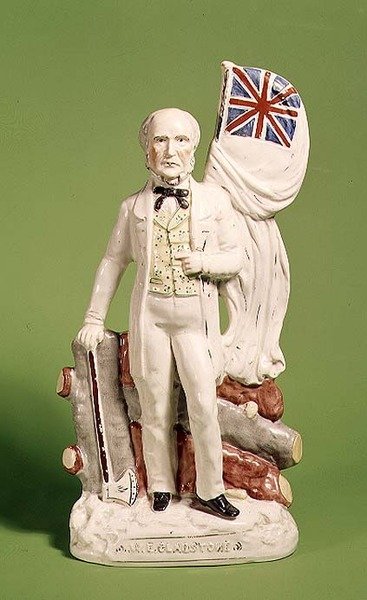 グラッドストーンのスタフォードシャー図、1873 作： 英語学校