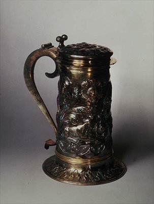 タンカード、ロンドン、1663年（銀色） 作： 英語学校