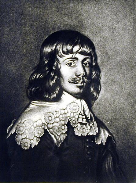 ウィリアムハミルトン（1616-51）ハミルトン2世公爵、イギリスの歴史に描かれた人物像のイラストからのイラスト、ロバートダンカートン（1744-c.1817）によって彫刻（メゾチント） 作： 英語学校