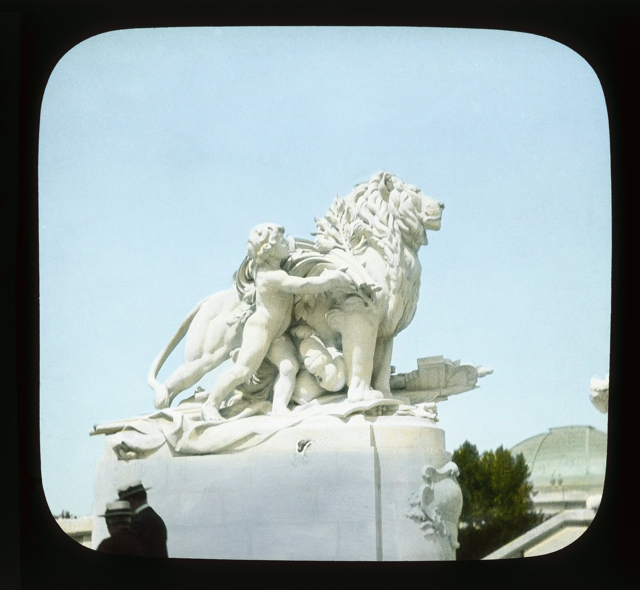 パリ万博：アレクサンドル3世橋、1900年（ランタンスライド） 作： フランスの写真家