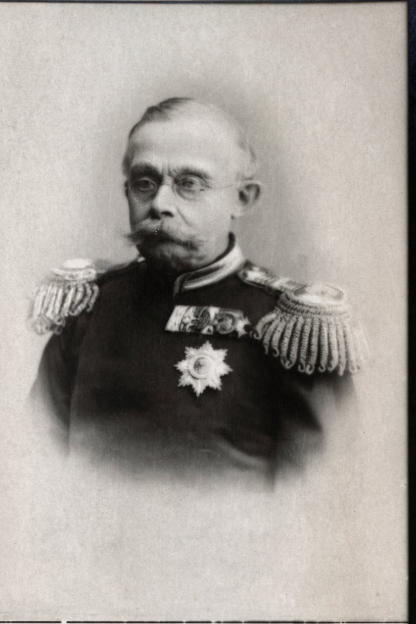 ルクセンブルグ大公アドルフ1世（1817-1905）の肖像。 作： フランスの写真家