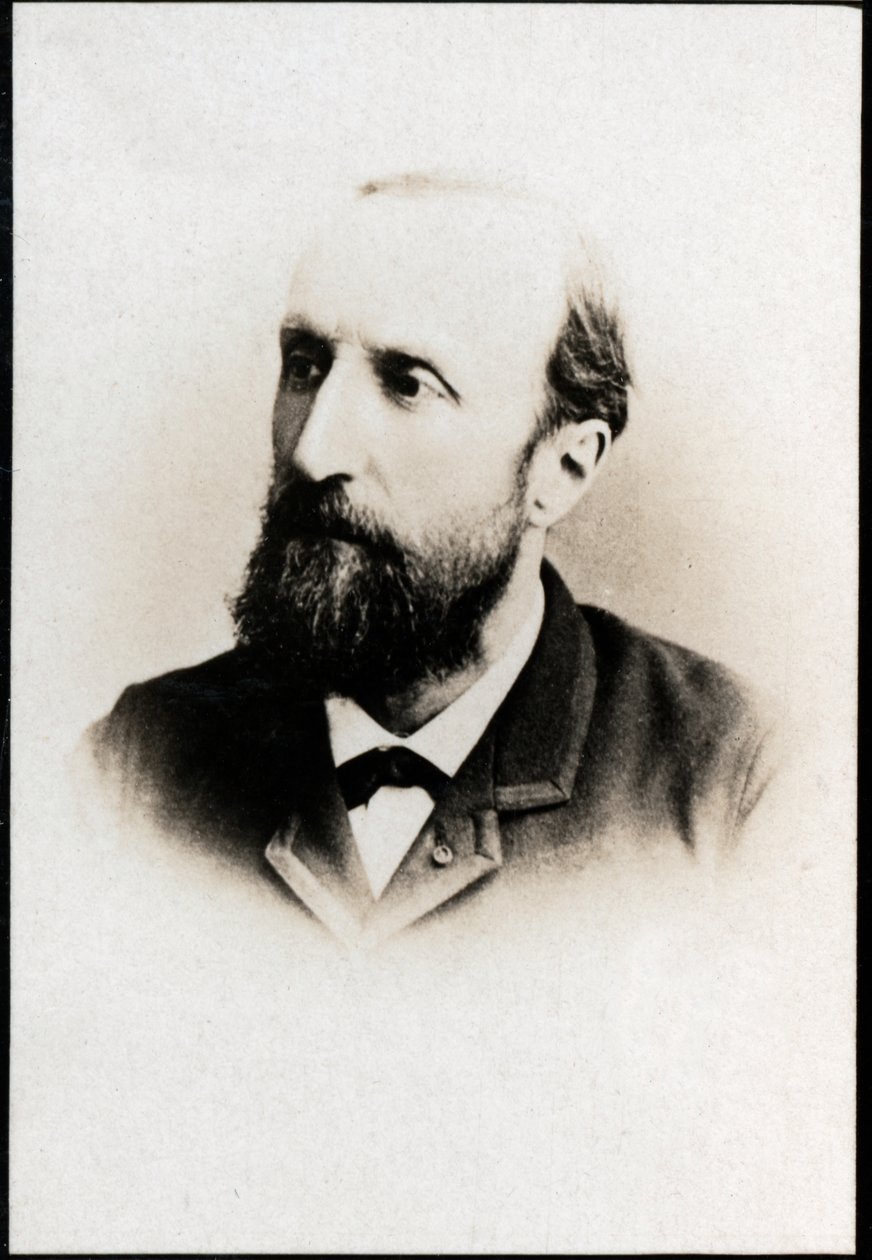 フランスの彫刻家、エイムジュールダロウ（1838-1902）の肖像。 作： フランスの写真家