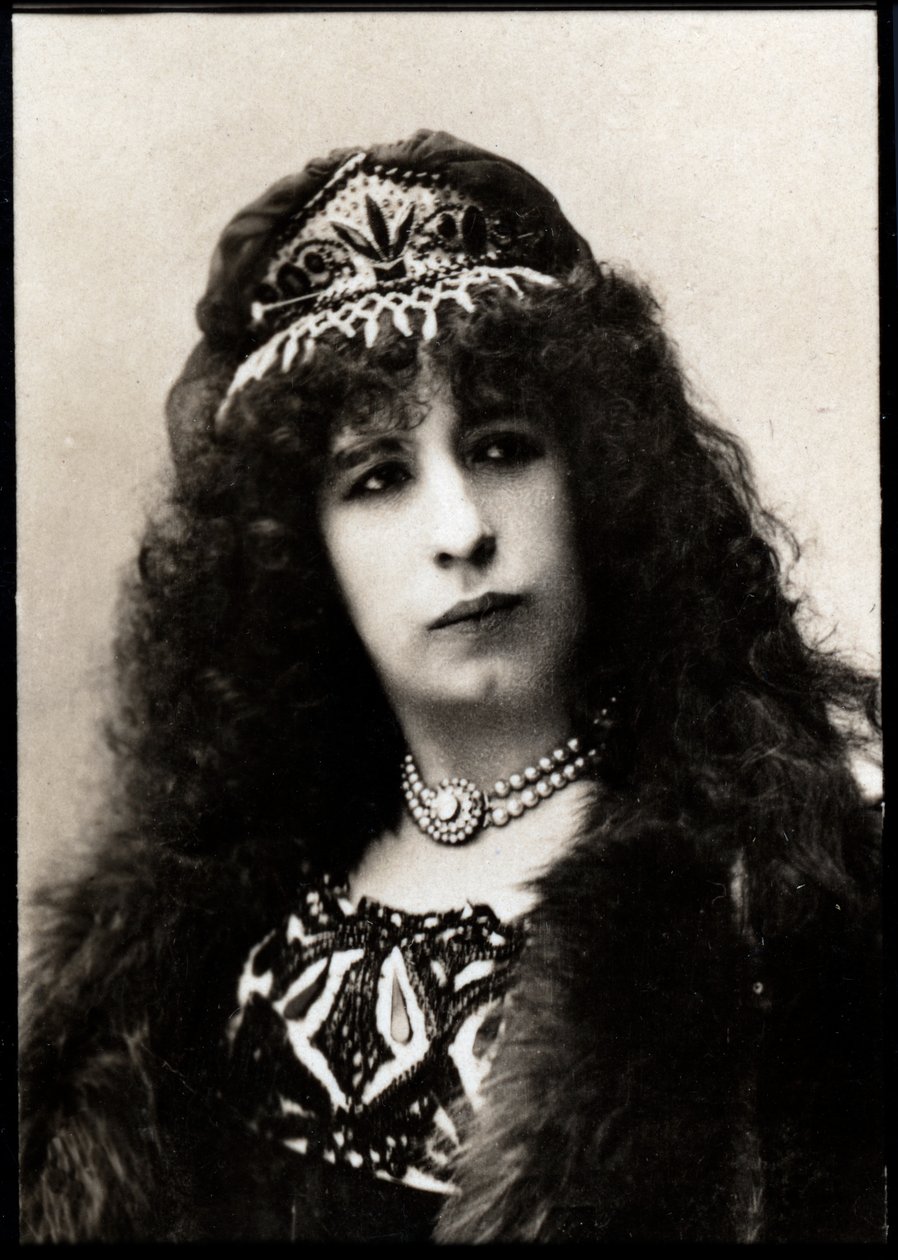 フランスの女優エイミー・テサンディエ（1851-1923）の肖像。 作： フランスの写真家