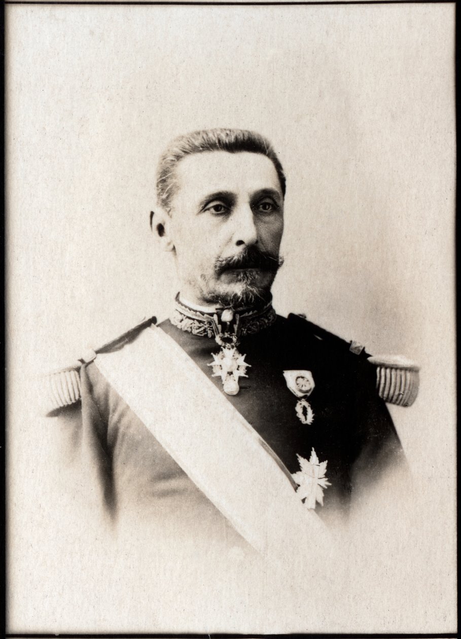 アルフレッドアルバートジェルヴェ（1837〜1921年）、フランス海軍大将の肖像画。 作： フランスの写真家