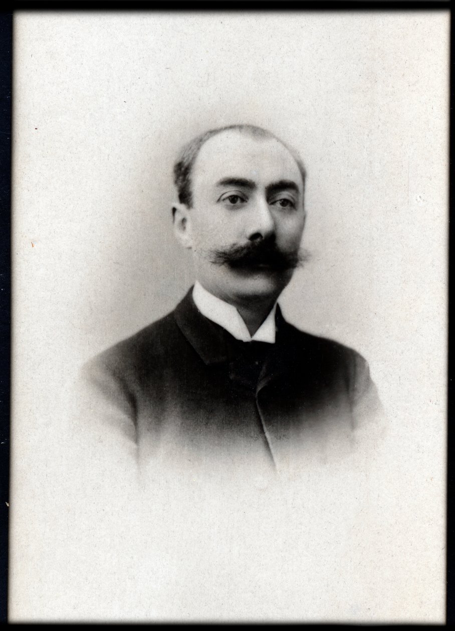 Andre Messager（1853-1919）、フランスの作曲家の肖像。 作： フランスの写真家