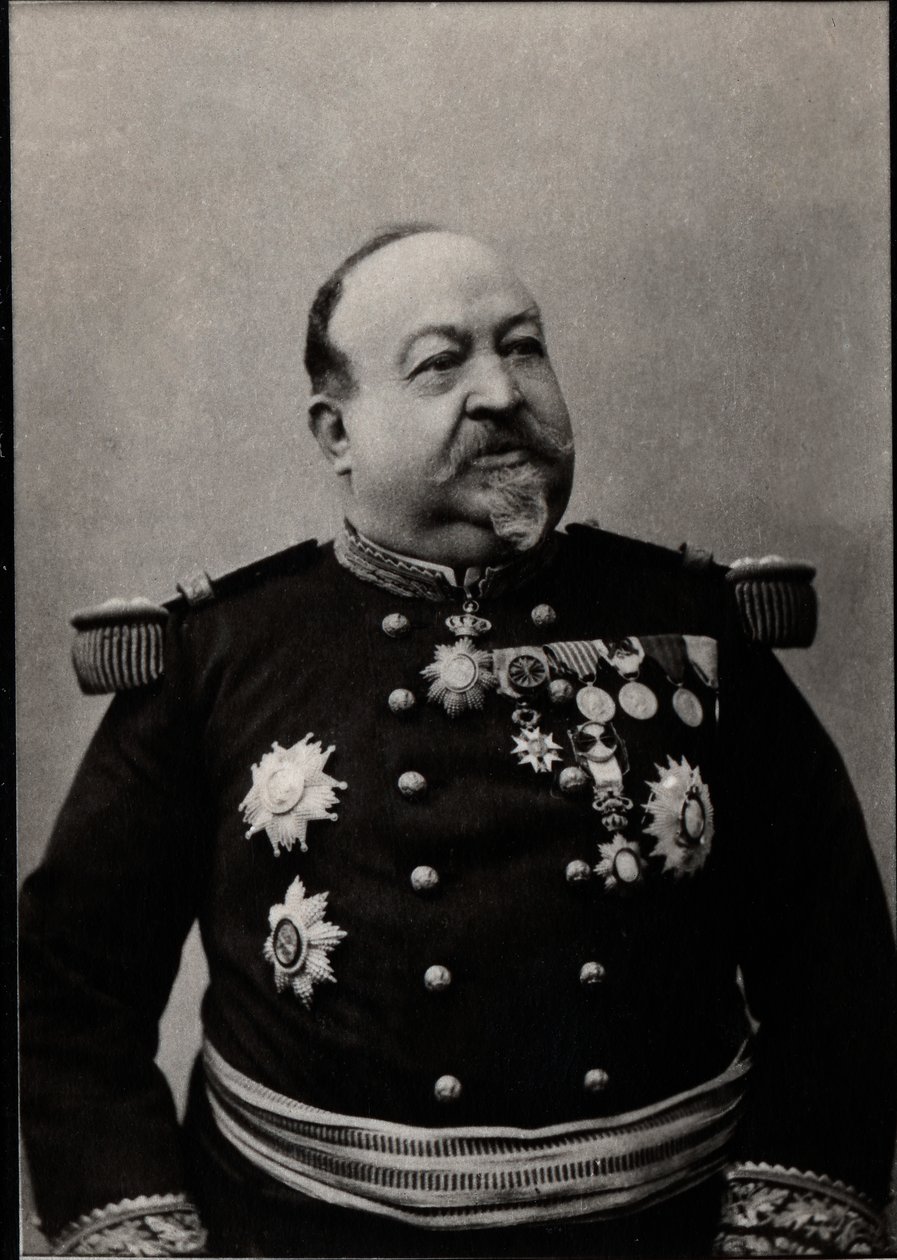 フランスの将軍、アンジュローランジョヴァンニネッリ（1837-1903）の肖像。 作： フランスの写真家