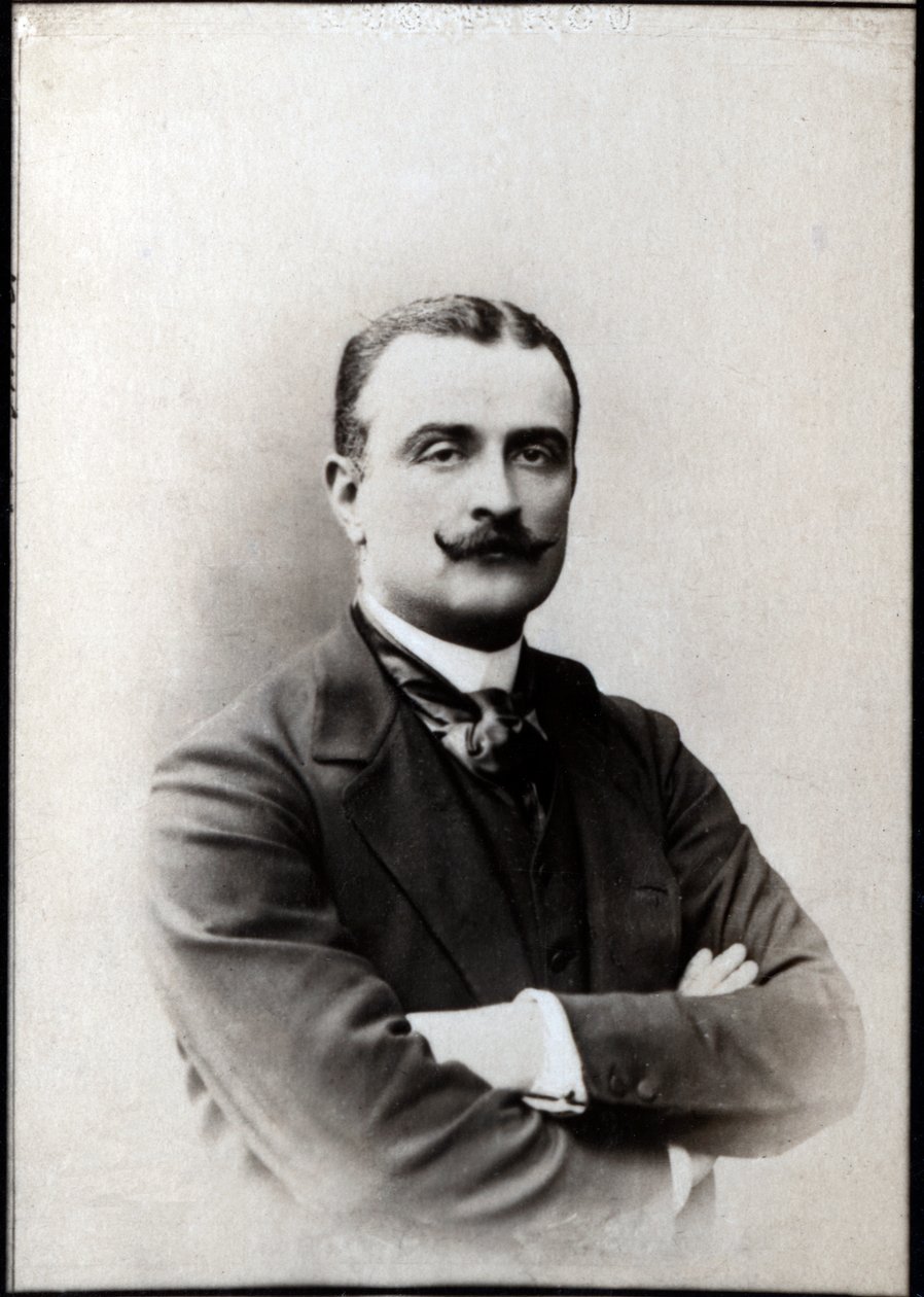 アントワーヌ=アメデ=マリー=ヴァンサン=マンカ=アマ・ド・ヴァロンブロサの肖像画、モレス侯爵（1858-1896） 作： フランスの写真家