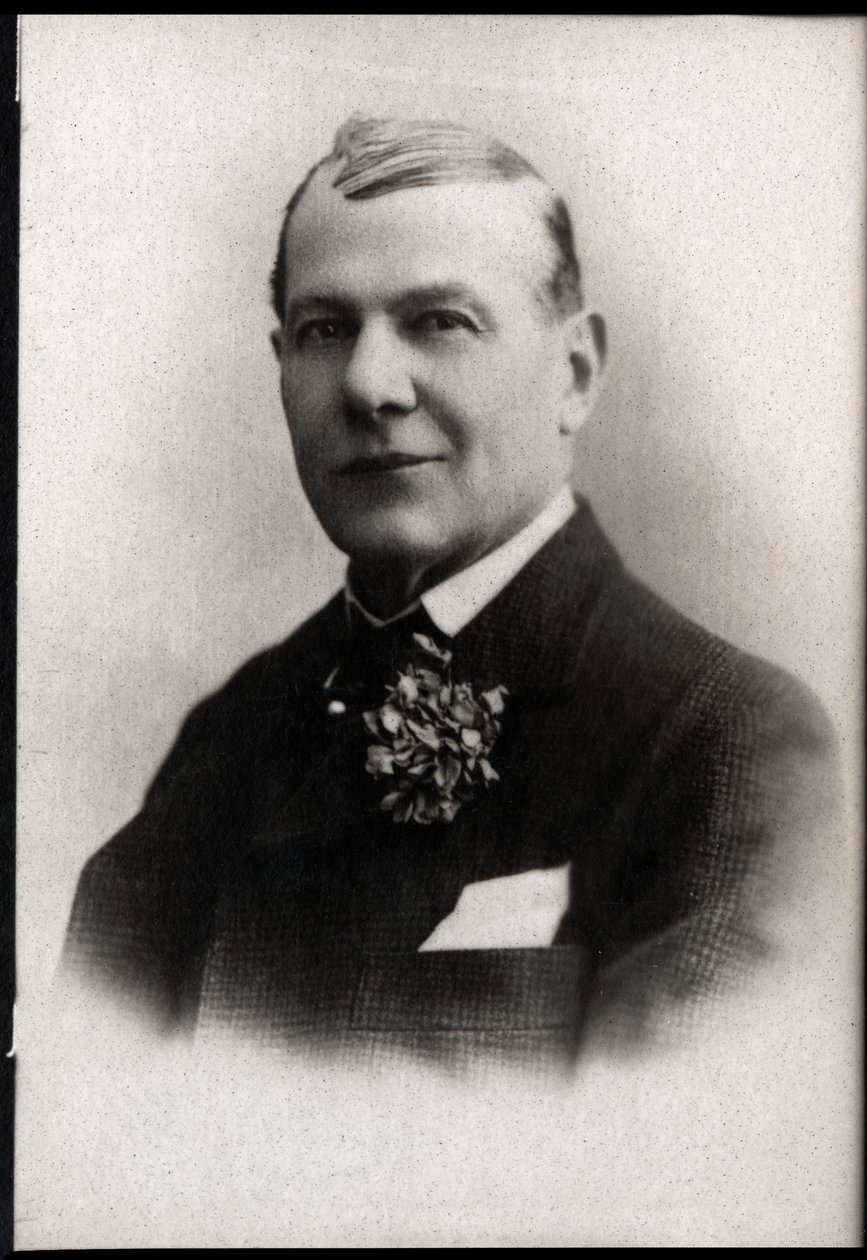 男爵（1838-1920）の肖像、フランスの俳優。 作： フランスの写真家