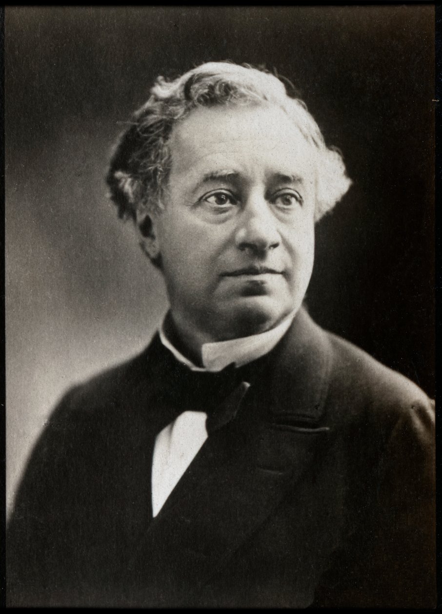 フランスの俳優、エドモンドゴット（1822-1901）の肖像。 作： フランスの写真家