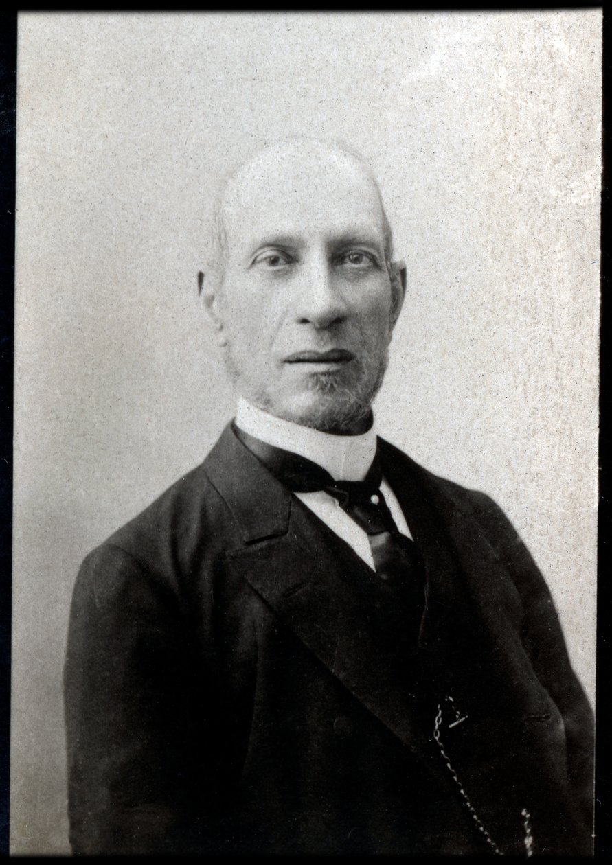 フランス人ジャーナリスト、歴史家、政治家、エドゥアールエルヴェ（1835-1899）の肖像。 作： フランスの写真家