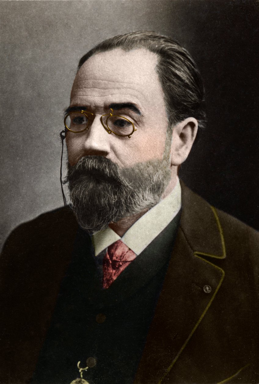 エミールゾラ（1840〜1902）の肖像フランスの作家。 作： フランスの写真家
