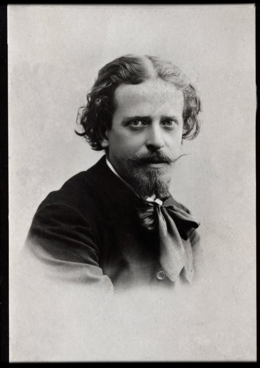 フランスの劇作家、ユージーン・ブリュー（1858-1932）の肖像。 作： フランスの写真家