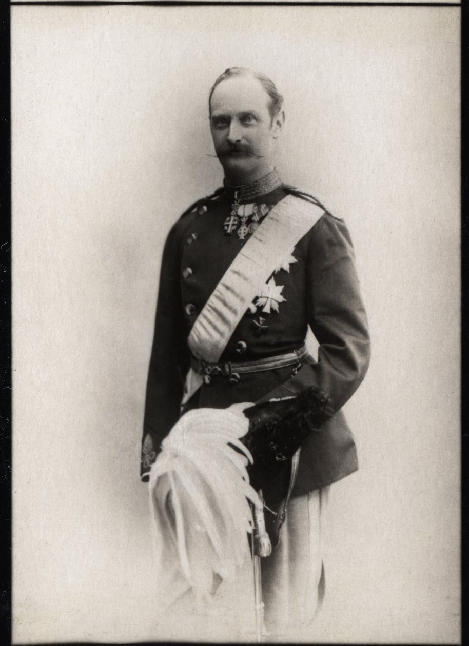 デンマーク王フレデリック8世（1843-1912）の肖像。 作： フランスの写真家