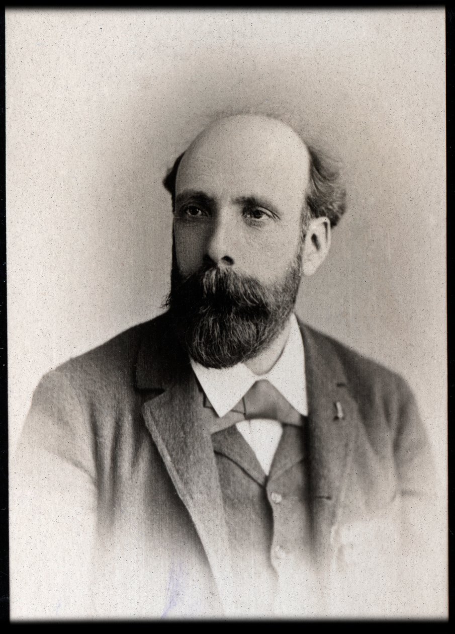 フランスの作曲家、ガストン・サルヴェイエ（1847-1916）の肖像。 作： フランスの写真家