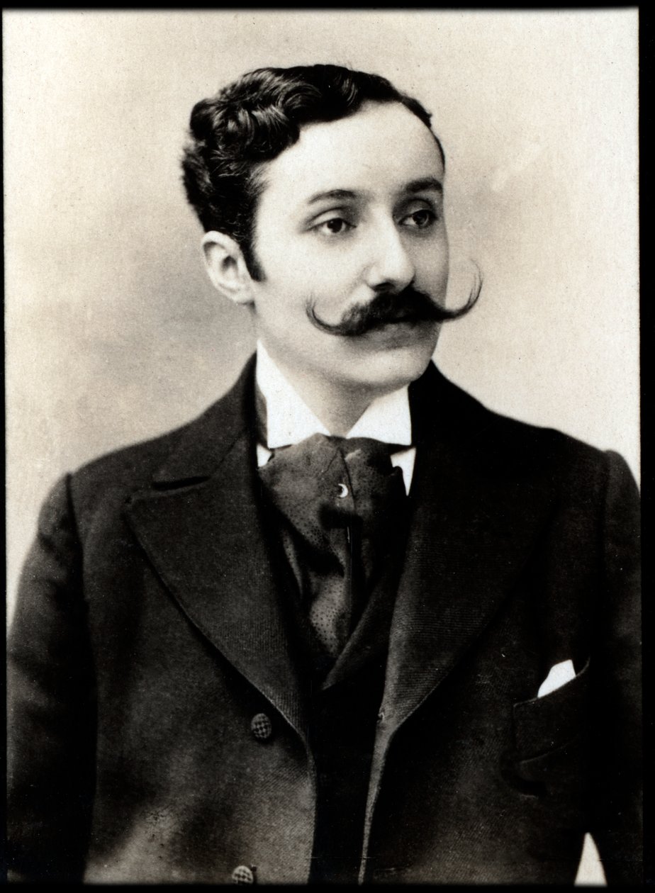 フランスの劇作家、小説家、ジョルジュドポルトリッシュ（1849〜1930年）の肖像。 作： フランスの写真家