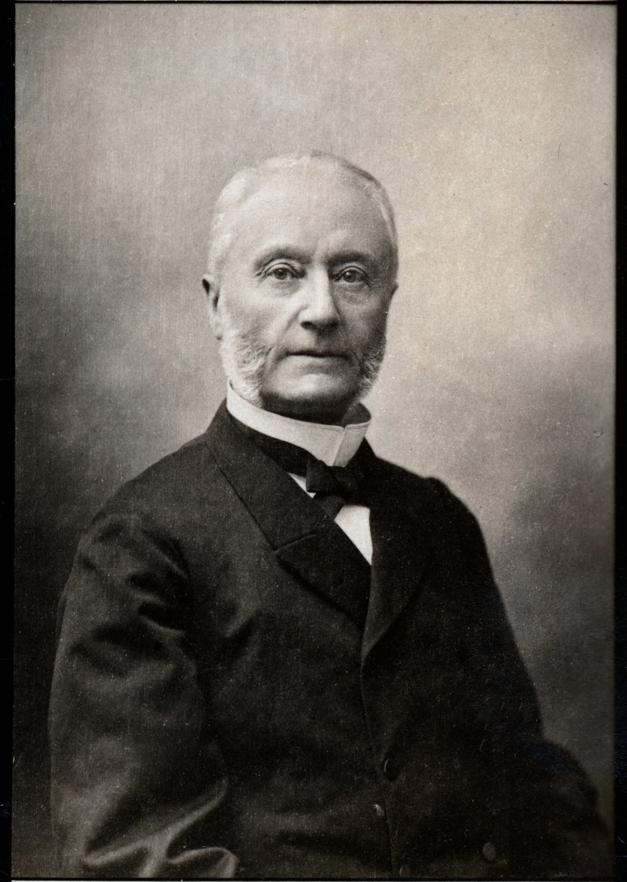 フランスの弁護士であり政治家でもあったアンリバルブー（1834-1910）の肖像。 作： フランスの写真家