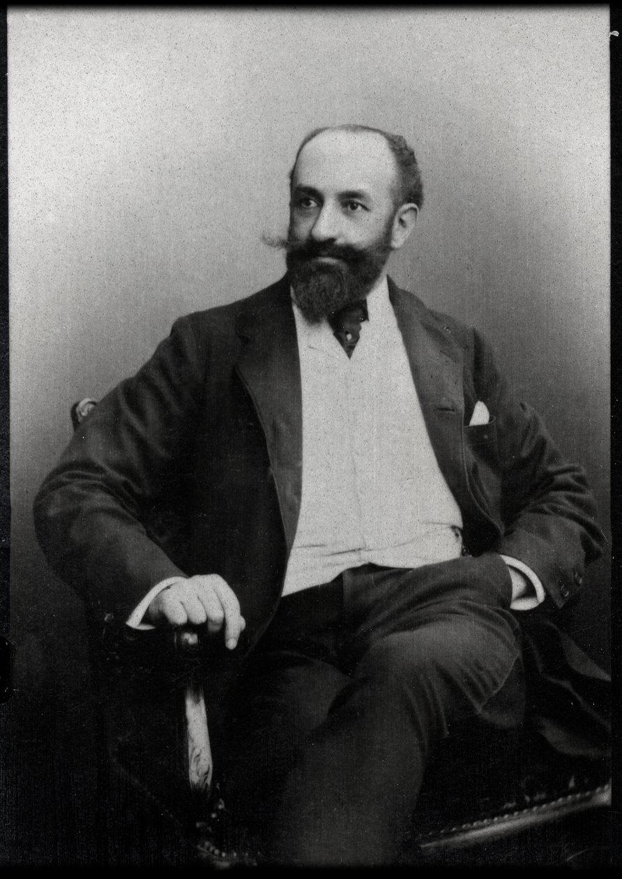 ジャックノルマン（1848〜1931年）の肖像、フランスの作家。 作： フランスの写真家