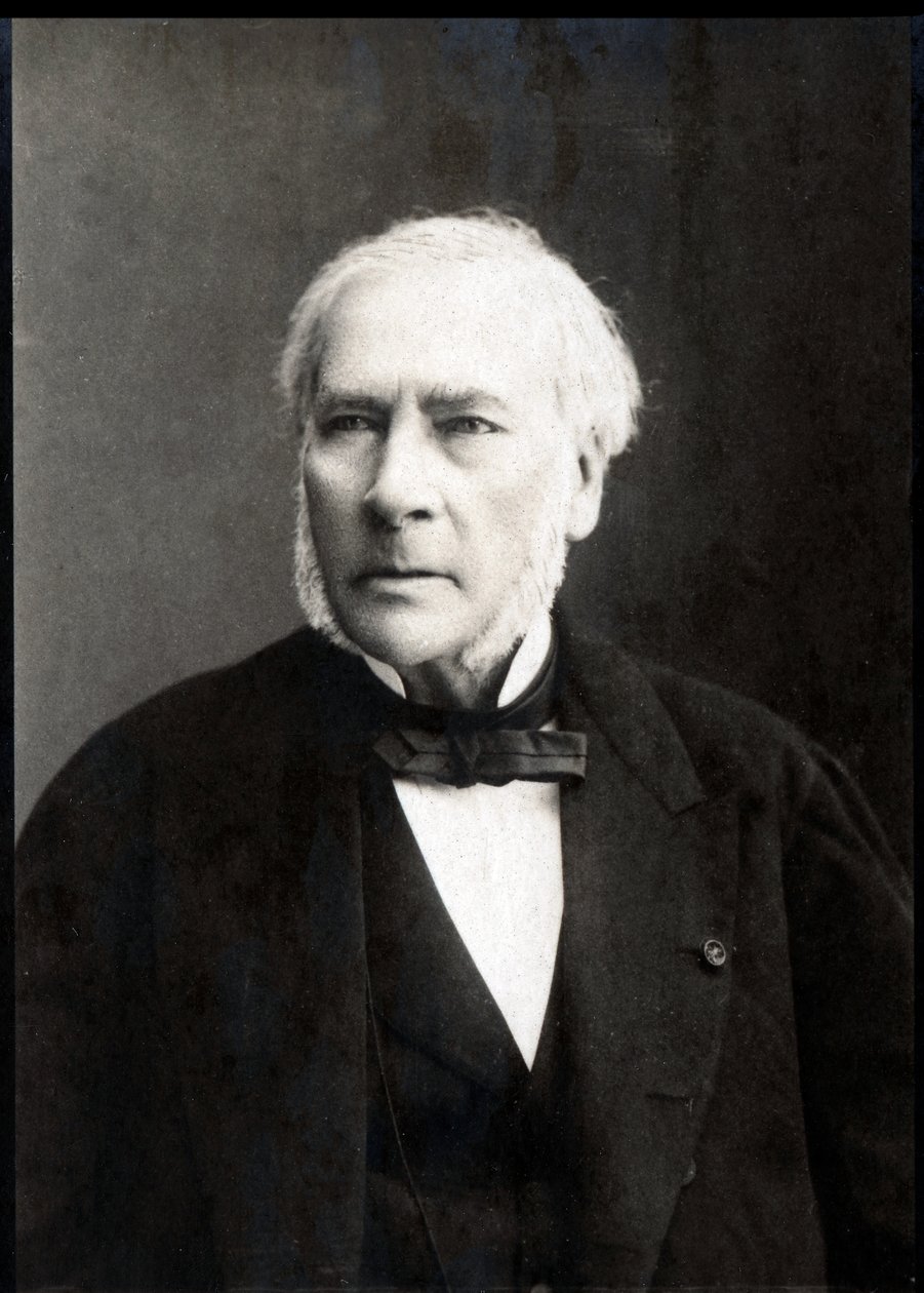 フランスの化学者、ジャンバプティストジョセフデュドンヌブサンゴー（1802-1887）の肖像。 作： フランスの写真家