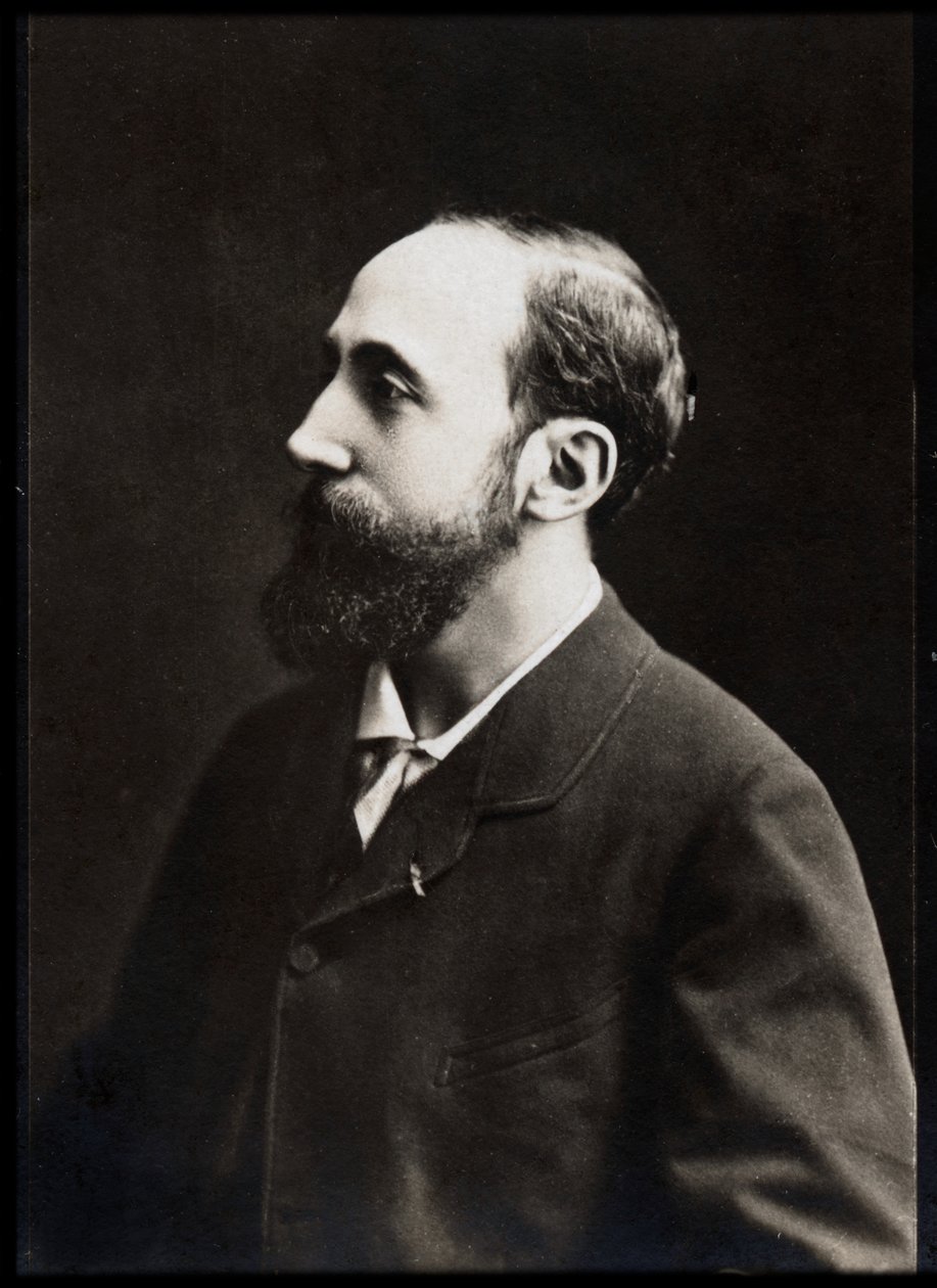 フランスの作家、ジュールクレアティ（1840〜1913年）の肖像。 作： フランスの写真家