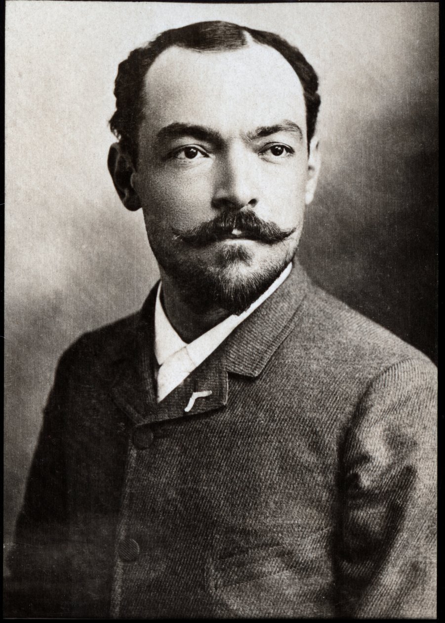 フランスの俳優、レオンマレ（1853-1891）の肖像。 作： フランスの写真家