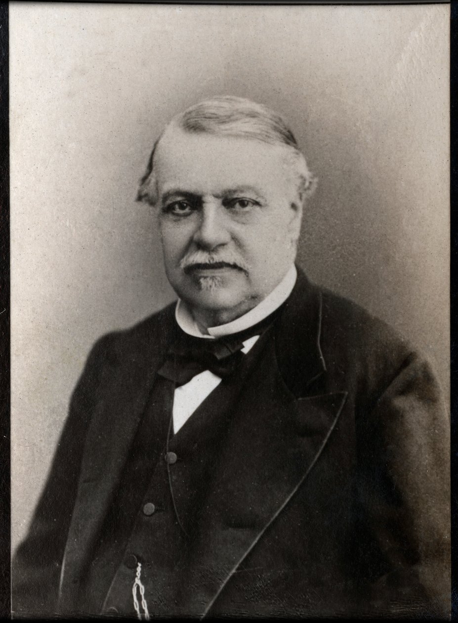 フランスの政治家で経済学者であるレオン・セイ（1826-1896）の肖像。 作： フランスの写真家