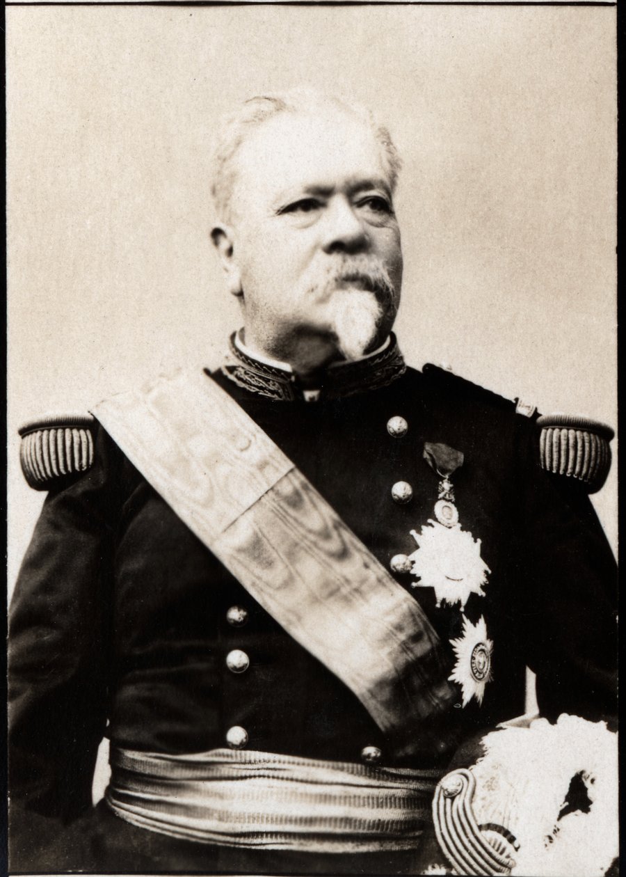 Leopold Davout dAuerstedt、3rd Duc dAuerstedt（1829-1904）、フランス将軍の肖像。 作： フランスの写真家
