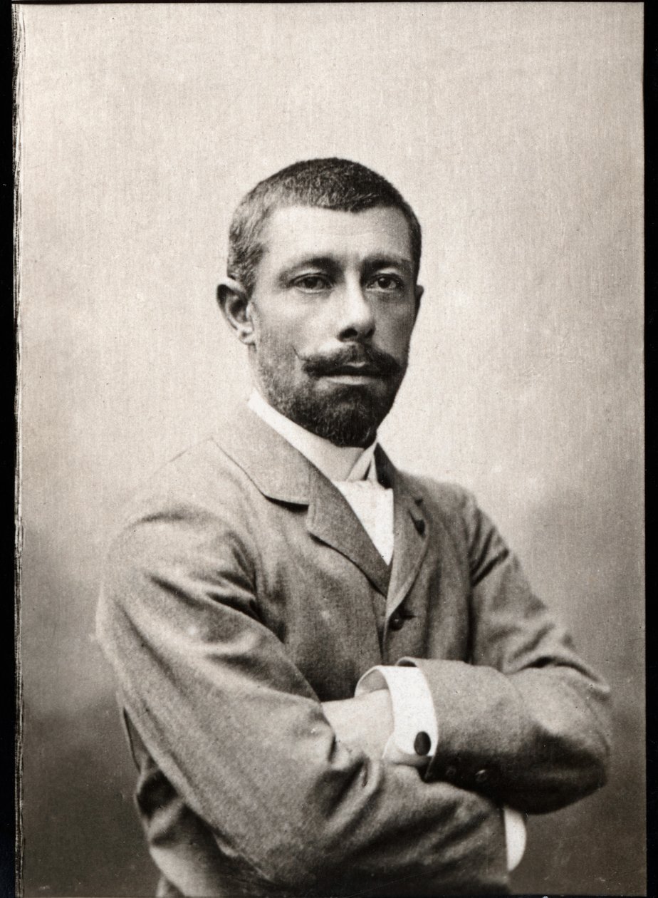 フランス人探検家で植民地管理者であったルイアレクサンドルアントワーヌミゾン（1853-1899）の肖像。 作： フランスの写真家