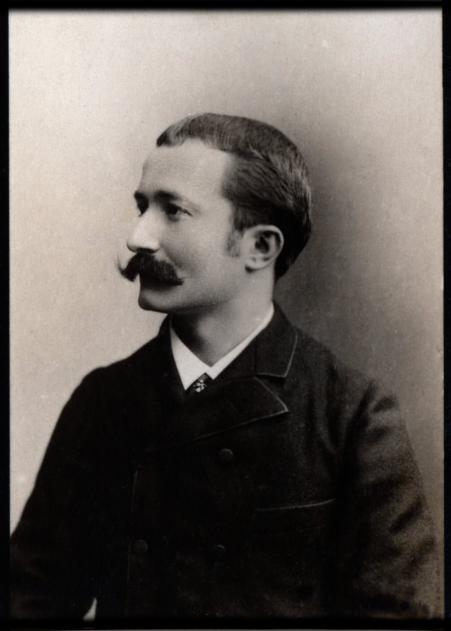 フランスの指揮者兼作曲家、ルイガンヌ（1862-1923）の肖像。 作： フランスの写真家