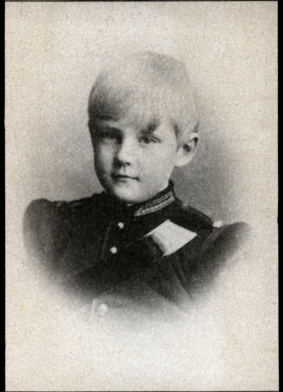 ポルトガルのロイヤル王子、ブラガンザのルイス・フィリペ（1887-1908）の肖像。 作： フランスの写真家