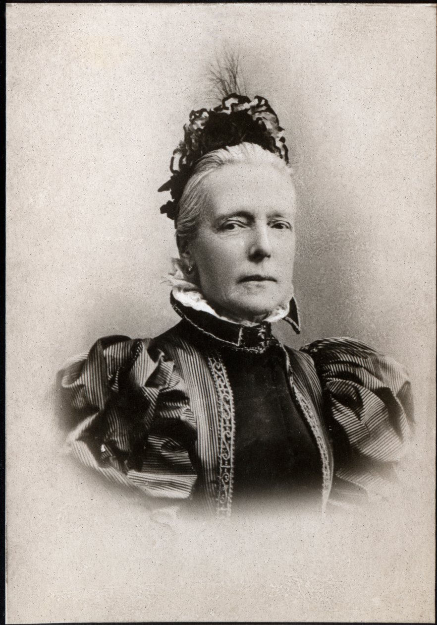 ベルギーの女王、オーストリアのマリーアンリエット（1836-1902）の肖像。 作： フランスの写真家