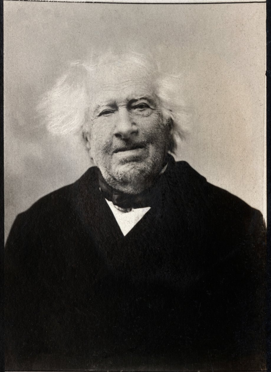 フランスの化学者、ミシェルユージーンシェブル（1786-1889）の肖像。 作： フランスの写真家