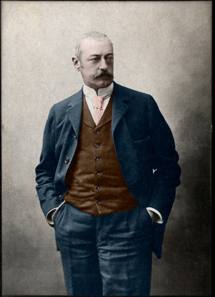 フランスの政治家、ピエールヴァルデックルソー（1846-1904）の肖像。 作： フランスの写真家