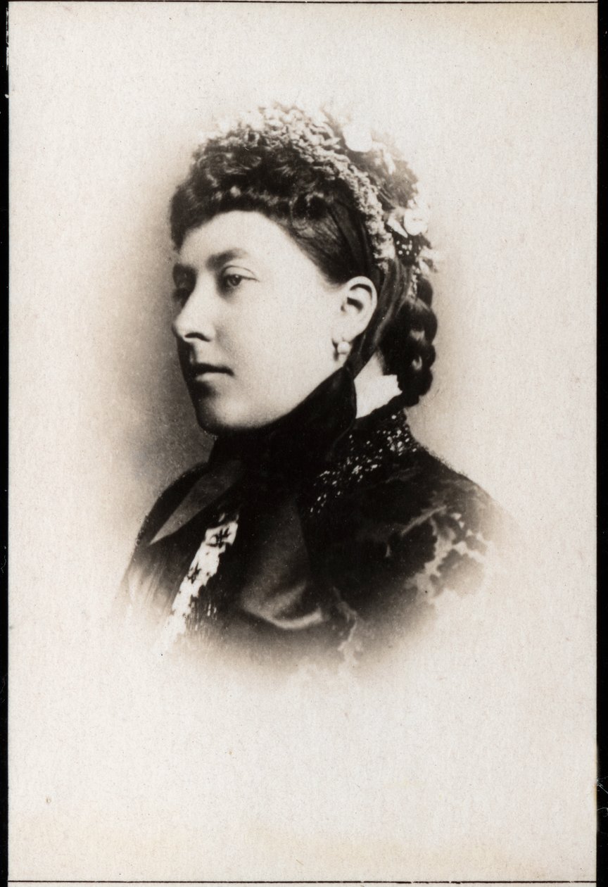 イギリスのヘレナ王女（1846-1923）の肖像。 作： フランスの写真家