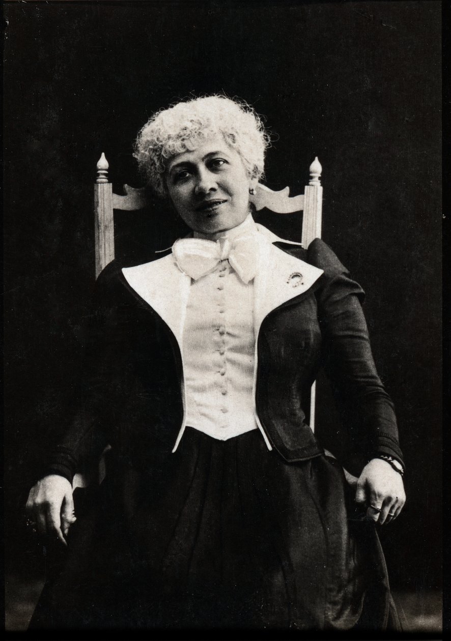 セヴェリンの肖像（1855-1929）、フランスの社会主義者、ジャーナリスト、作家、フェミニスト。 作： フランスの写真家
