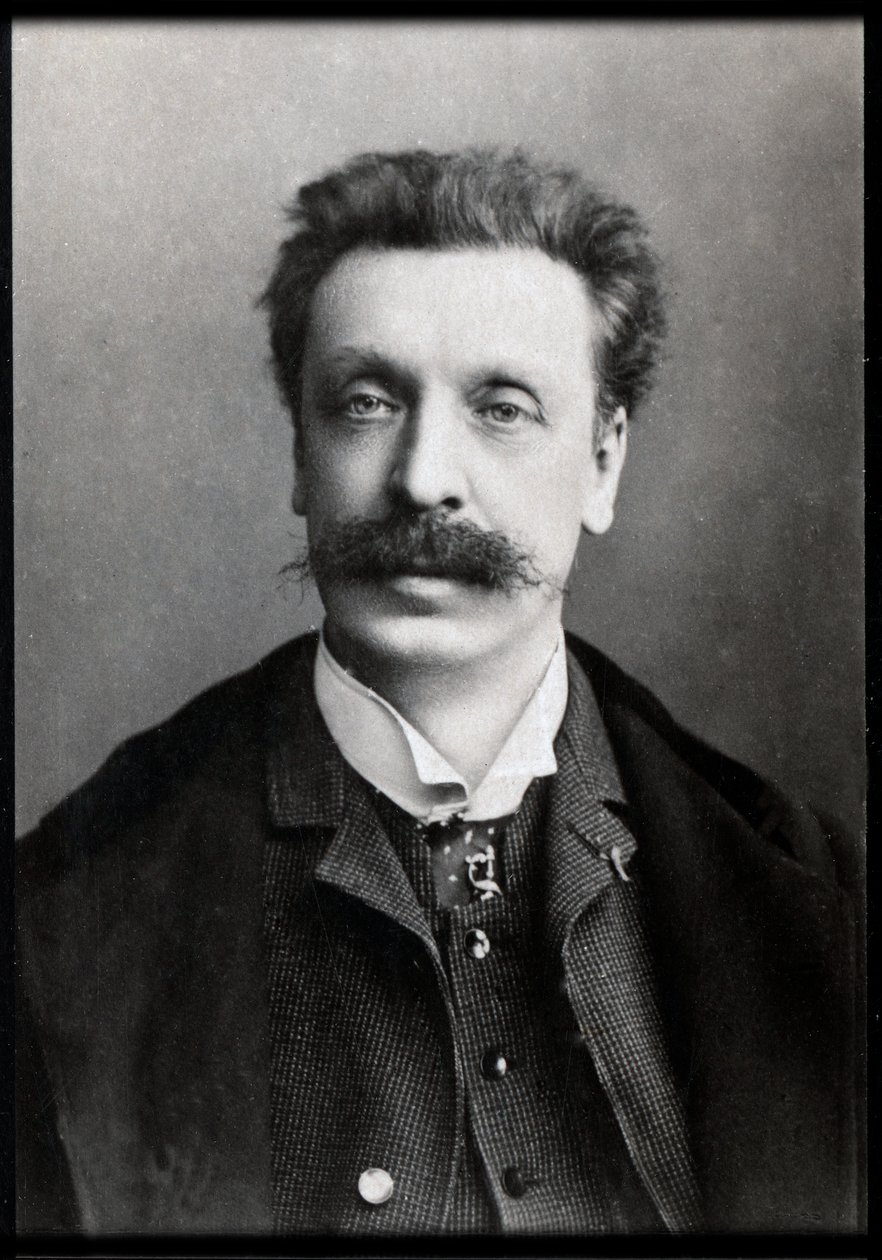 フランスの作曲家であり、音楽評論家でもあるヴィクトリンドゥジョンシエール（Victorien Joncieres）（1839-1903）の肖像。 作： フランスの写真家