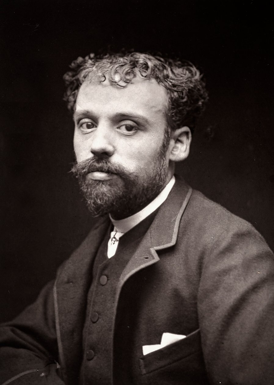 1885年にパリのサロンで描かれた芸術家エドゥアールビソン 作： フランスの写真家